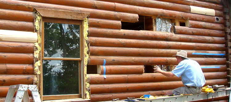 Log Home Repair Lexington, Virginia